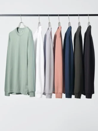Unisex AIRism bomullst-shirt | Långärmat
