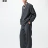 Unisex-byxor i fleece med vid passform Unisex-byxor i fleece med vid passform