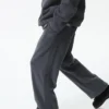 Unisex-byxor i fleece med vid passform Unisex-byxor i fleece med vid passform