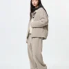Unisex-byxor i fleece med vid passform Unisex-byxor i fleece med vid passform