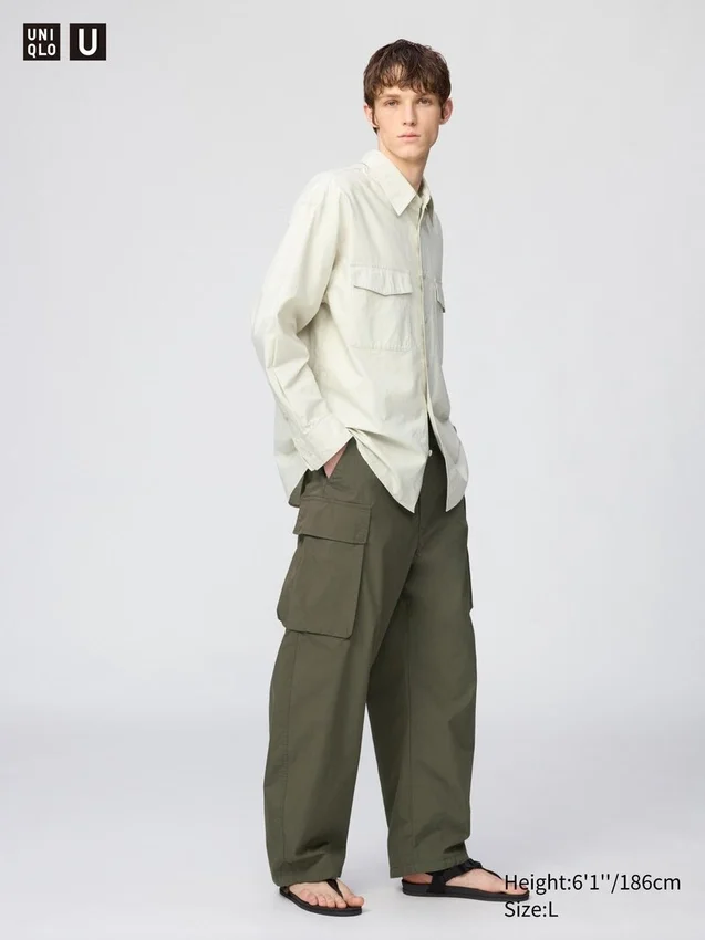 Unisex-byxor med vid passform Unisex-byxor med vid passform
