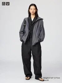 Unisex-byxor med vid passform Unisex-byxor med vid passform