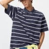 Unisex Dry Pique pikétröja | Breda ränder