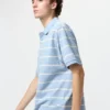 Unisex Dry Pique pikétröja | Breda ränder