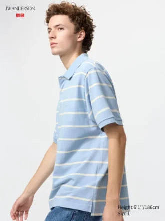 Unisex Dry Pique pikétröja | Breda ränder
