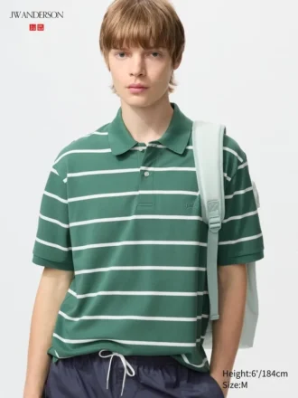 Unisex Dry Pique pikétröja | Breda ränder