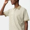 Unisex Dry Pique-pikétröja med ränder | Smala ränder Unisex Dry Pique-pikétröja med ränder | Smala ränder