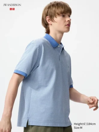 Unisex Dry Pique-pikétröja med ränder | Smala ränder