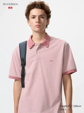 Unisex Dry Pique-pikétröja med ränder | Smala ränder Unisex Dry Pique-pikétröja med ränder | Smala ränder