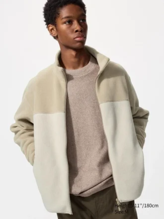 Unisex-fleecejackor med hel dragkedja | Color Block