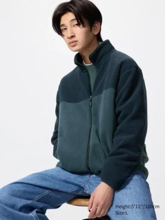 Unisex-fleecejackor med hel dragkedja | Color Block