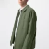 Unisex-jacka i bomull och linne Unisex-jacka i bomull och linne