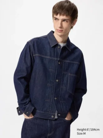 Unisex-jeansjackor i truckerstil