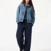 Unisex-jeansjackor i truckerstil Unisex-jeansjackor i truckerstil