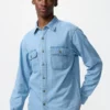 Unisex-jeansskjorta Unisex-jeansskjorta