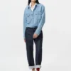 Unisex-jeansskjorta Unisex-jeansskjorta
