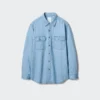 Unisex-jeansskjorta Unisex-jeansskjorta