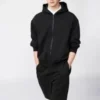 Unisex-luvtröja med hel dragkedja och huva Unisex-luvtröja med hel dragkedja och huva
