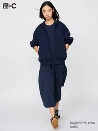 Unisex-luvtröja med hel dragkedja och huva Unisex-luvtröja med hel dragkedja och huva
