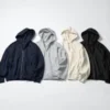 Unisex-luvtröja med hel dragkedja och huva Unisex-luvtröja med hel dragkedja och huva