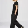 Unisex-mjukisbyxor med rak passform Unisex-mjukisbyxor med rak passform