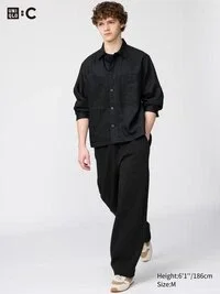 Unisex-mjukisbyxor med vid passform Unisex-mjukisbyxor med vid passform