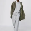 Unisex-mjukisbyxor med vid passform Unisex-mjukisbyxor med vid passform