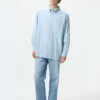 Unisex Oxford Oversized Skjortor | Randig Unisex Oxford Oversized Skjortor | Randig