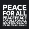 Unisex Peace for All Graphic T-shirt | Kashiwa Sato Unisex Peace for All Graphic T-shirt | Kashiwa Sato