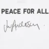 Unisex Peace for All Graphic T-shirtar | JW ANDERSON Unisex Peace for All Graphic T-shirtar | JW ANDERSON