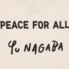 Unisex Peace for All Graphic T-shirtar | Yu Nagaba Unisex Peace for All Graphic T-shirtar | Yu Nagaba