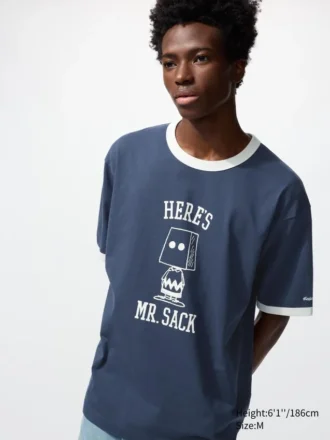 Unisex Peanuts UT grafisk T-shirt