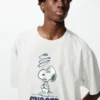 Unisex Peanuts UT-T-shirtar med tryck Unisex Peanuts UT-T-shirtar med tryck
