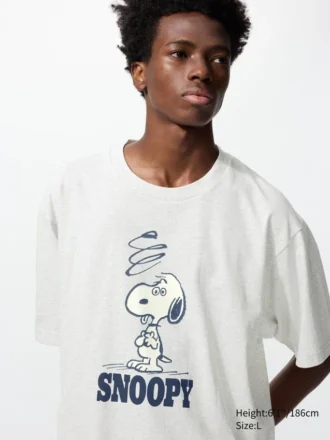 Unisex Peanuts UT-T-shirtar med tryck