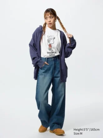 Unisex Peanuts UT-T-shirtar med tryck
