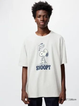 Unisex Peanuts UT-T-shirtar med tryck
