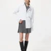 Unisex-skjorta i bredväv | Vanlig krage | Randig Unisex-skjorta i bredväv | Vanlig krage | Randig