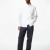 Unisex-skjorta i bredvävd bomull | Button Down Unisex-skjorta i bredvävd bomull | Button Down