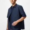 Unisex-skjorta i seersucker | Kortärmad med shorts Unisex-skjorta i seersucker | Kortärmad med shorts
