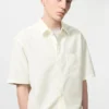 Unisex-skjorta i seersucker | Kortärmad med shorts Unisex-skjorta i seersucker | Kortärmad med shorts