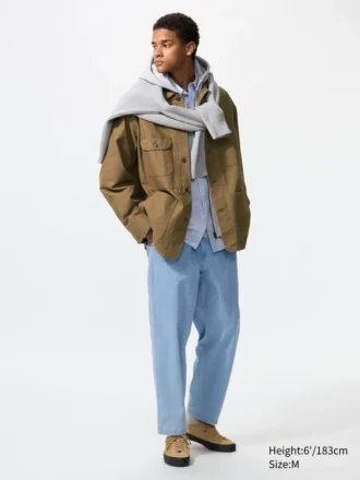 Unisex stretchiga, bekväma ankellånga byxor | Denim