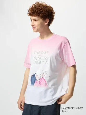 Unisex Studio Ghibli UT-T-shirt med tryck | Berättelsen om prinsessan Kaguya