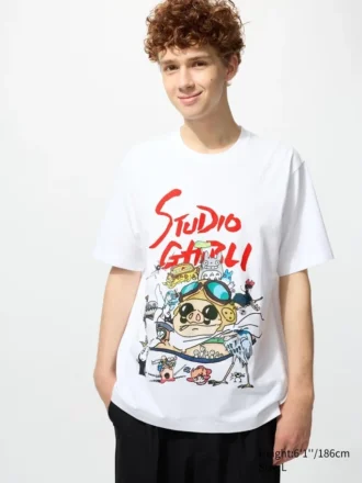 Unisex Studio Ghibli Ut-T-shirtar med tryck