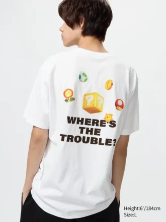 Unisex Super Mario Galaxy Movie UT grafisk T-shirtar