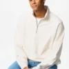 Unisex-Sweatshirt med halv dragkedja Unisex-Sweatshirt med halv dragkedja