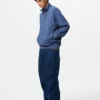 Unisex-Sweatshirt med halv dragkedja Unisex-Sweatshirt med halv dragkedja