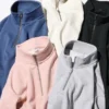 Unisex-Sweatshirt med halv dragkedja Unisex-Sweatshirt med halv dragkedja