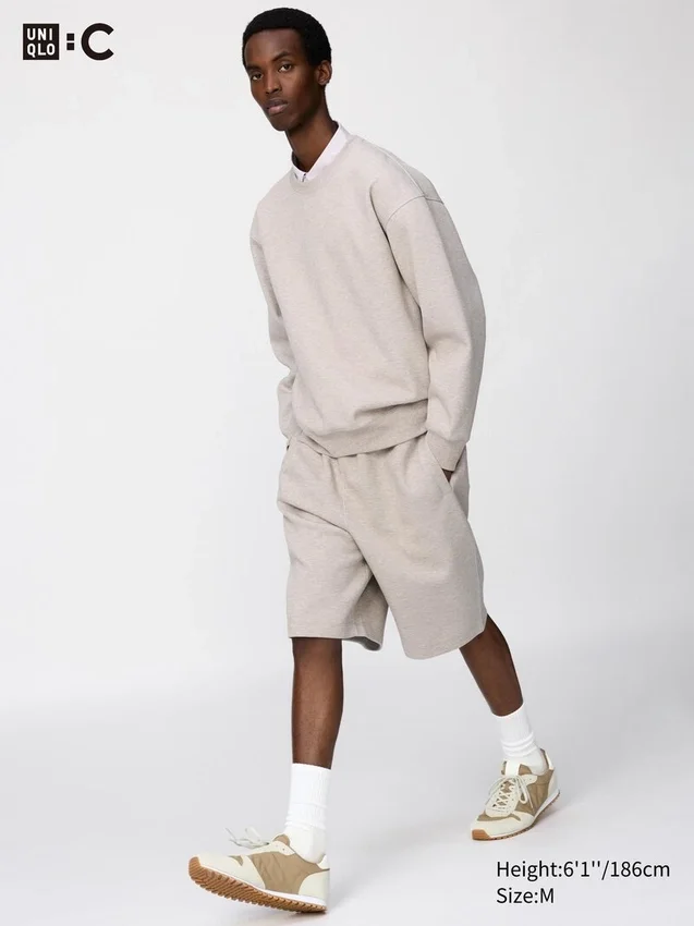 Unisex-sweatshorts med vid passform Unisex-sweatshorts med vid passform