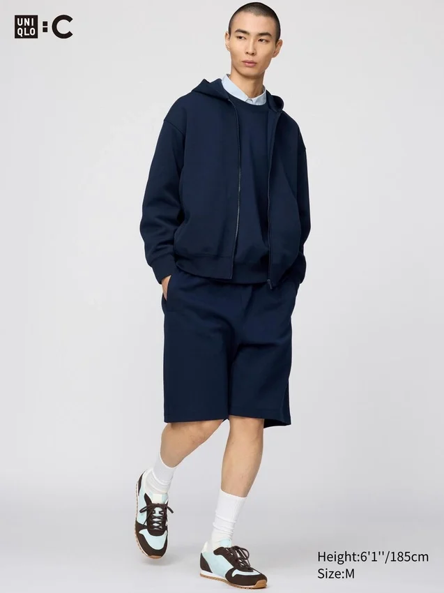 Unisex-sweatshorts med vid passform Unisex-sweatshorts med vid passform