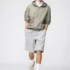 Unisex-sweatshorts med vid passform Unisex-sweatshorts med vid passform